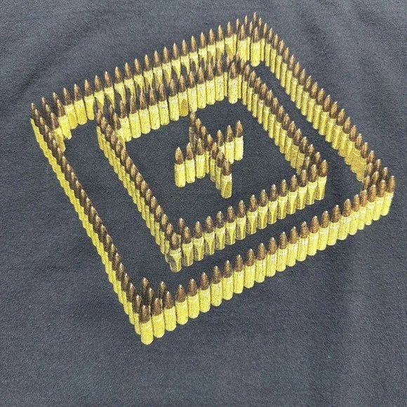 5.11 Tactical Men's T Shirt Size S Dark Gray Bullets Firearms Graphic Tee - Picture 3 of 9